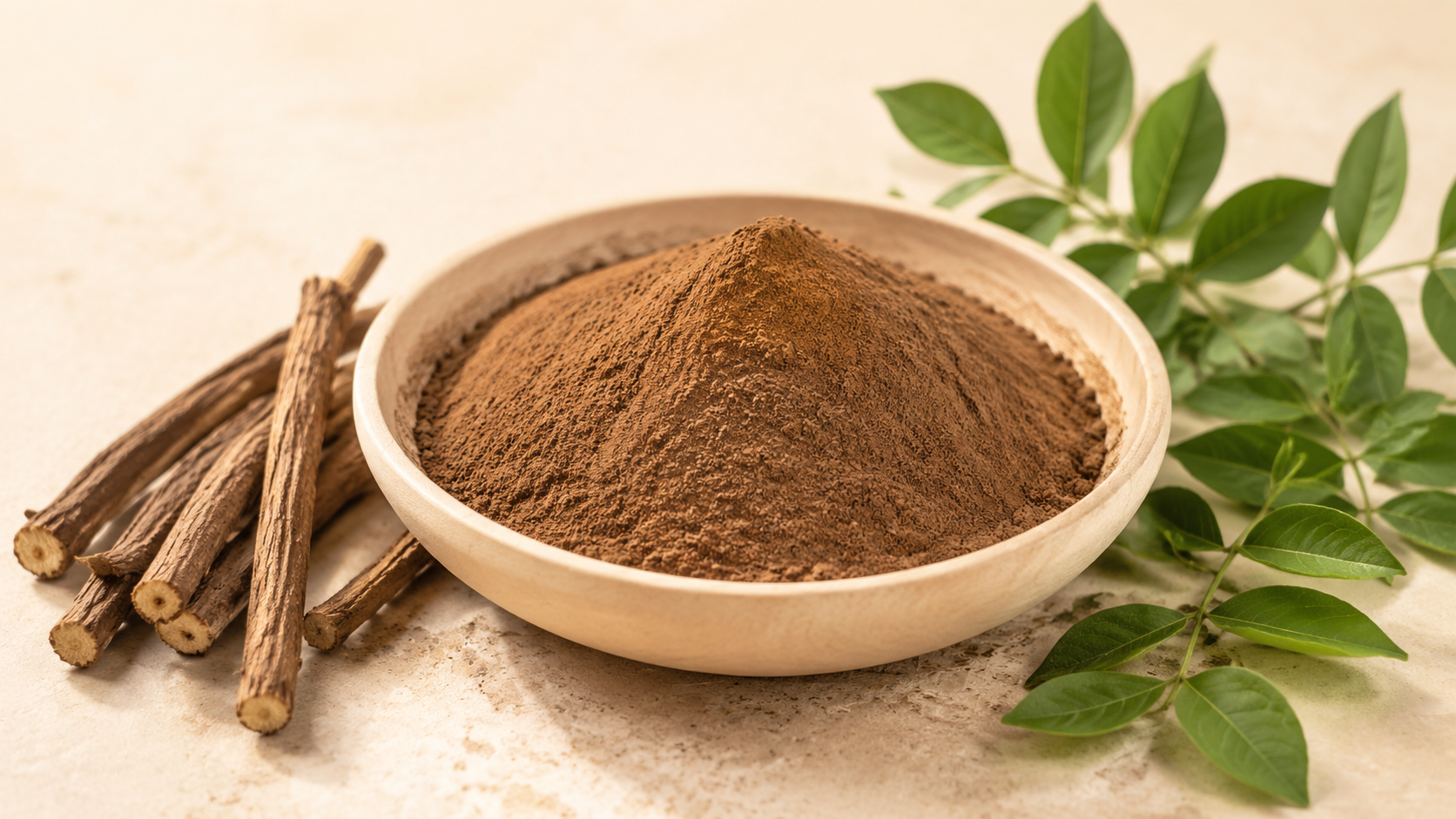 Fine brown Licorice Antioxidant 27 percent powder with licorice roots
